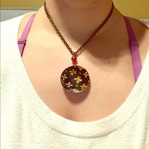 Necklace with linked chain